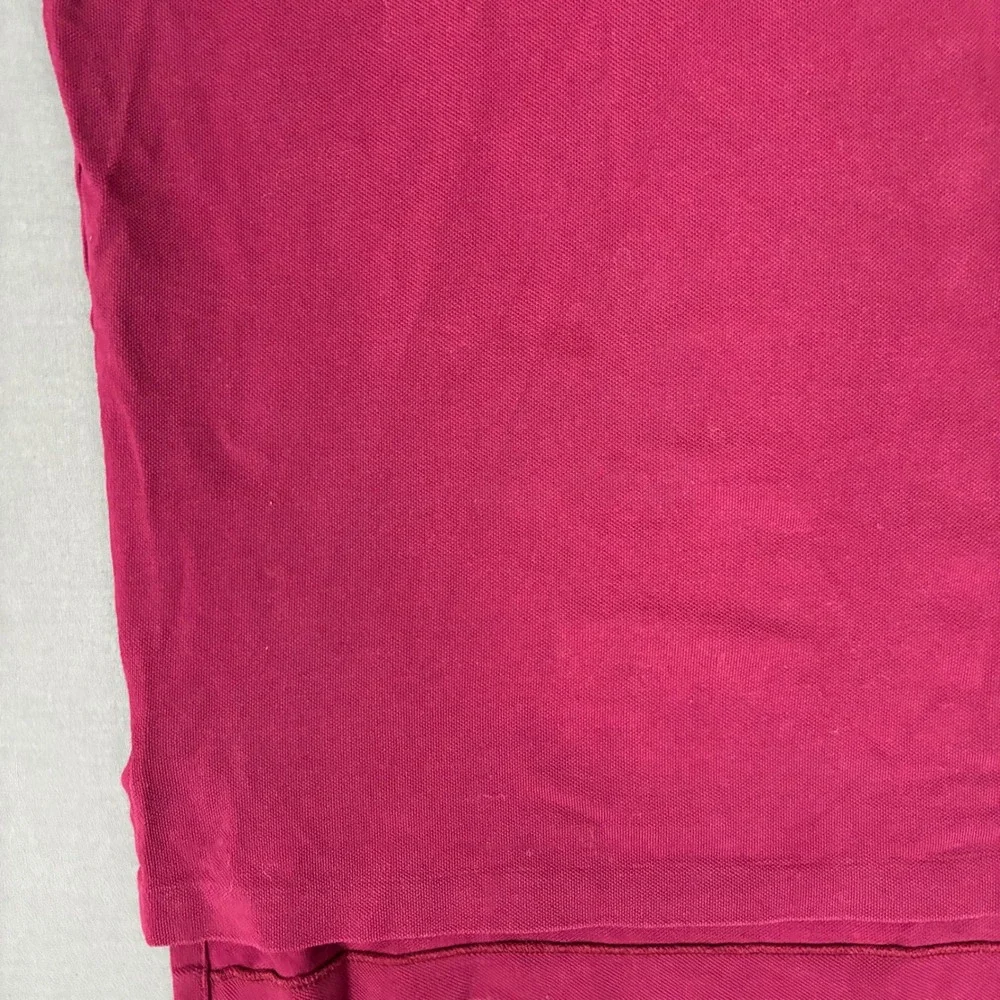 Polo Ralph Lauren Burgundy Short Sleeve Polo Shirt Men's Size Large Blue Pony